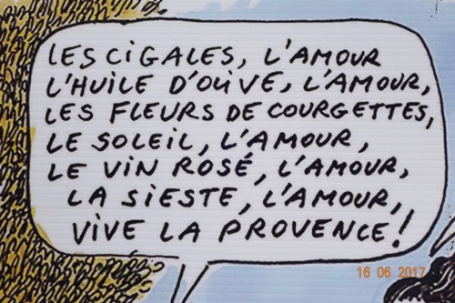 Wolinski,Gordes,Charlie Hebdo,